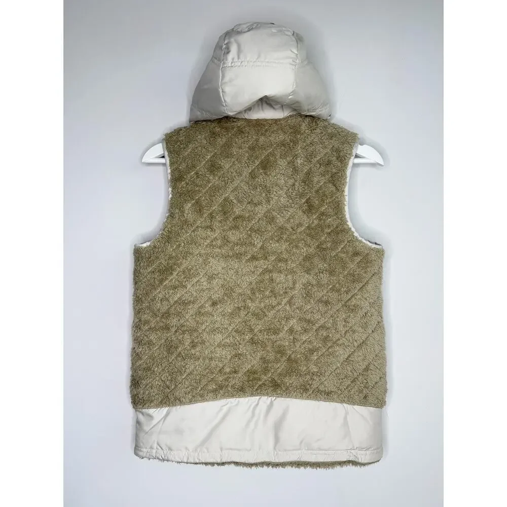 Patagonia Los Gatos Full Zip Reversible Hooded Jacket Beige Cream Womens Size XS - Picture 8 of 10